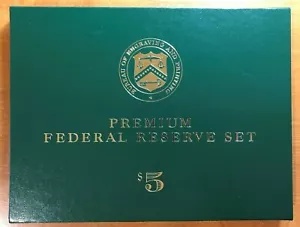 Series of 1999 $5 PREMIUM FEDERAL RESERVE CURRENCY SET (12) SERIAL #00000158 - Picture 1 of 11