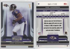 2006 Donruss Gridiron Gear Gold X's /100 Mike Anderson #8