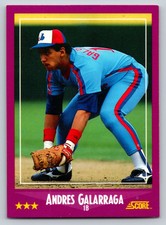 1988  Score #19 Andres Galarraga Montreal Expos