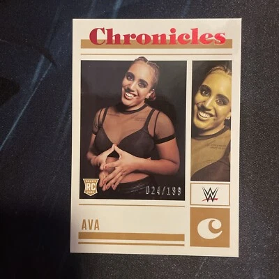 Ava 2023 Chronicles WWE Red Parallel Rookie RC #/199 Wrestling - Image 1 of 2