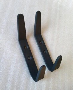 2 Stück Wandhaken Haken Mittelalter Eisen geschmiedet Schmiedeeisen 12 cm - Bild 1 von 12