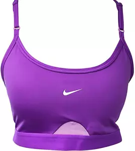 NEW NIKE Women's [L] Indy Light-Support Padded Sports/Yoga Bra-Purple CZ4462-528 - Picture 1 of 2