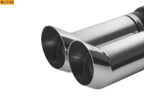 Ulter Escape Deportivo 2 X 80MM DTM Con Bordes Afilados - Opel Vectra B Facelift - Imagen 1 de 1