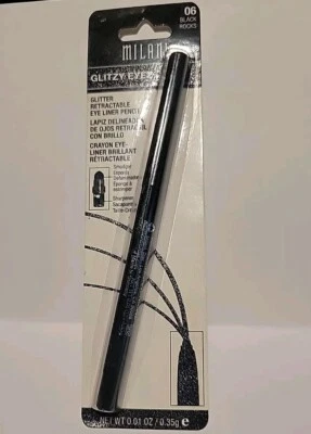 Milani Retractable Glitter Eyeliner Pencil #06 Black Rocks - Image 1 of 3
