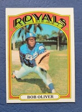 1972 Topps Baseball - #57 Bob Oliver 1B - Kansas City Royals
