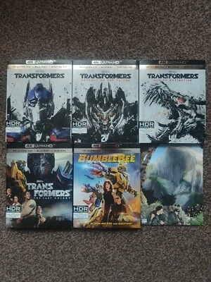 Transformers (1/2/4/5/Bumble) REGION FREE US IMPORTS 4K Bundle (READ DESC, PICS) - Image 1 of 3
