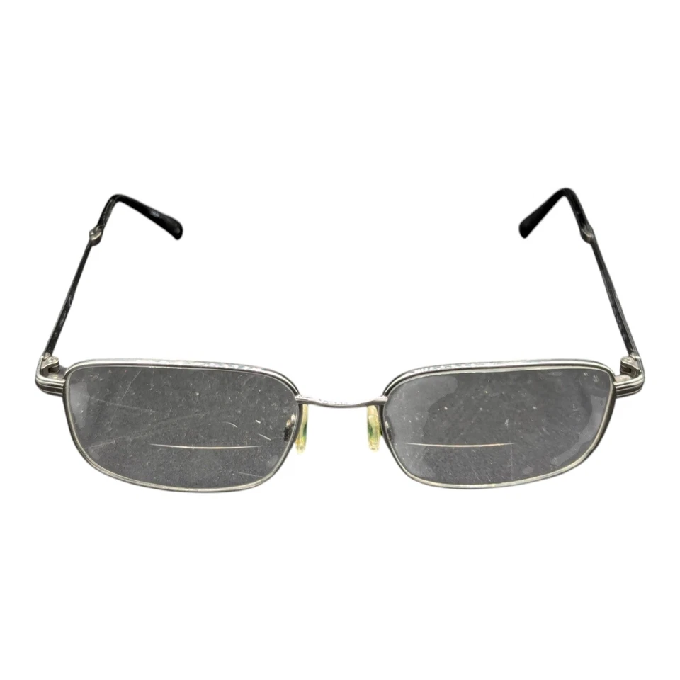 Gafas Flexon Collins 600 033 gris bronce borde cuadrado de alambre 53 18 140 Foto 1 de 4