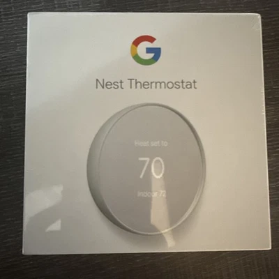 Brand New Sealed Google Nest Thermostat For Home Programmable  WiFi Thermostat - Image 1 of 4