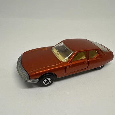 Matchbox Superfast # 51 Citroen SM bronze cream interior England Lesney Vintage - Image 1 of 4