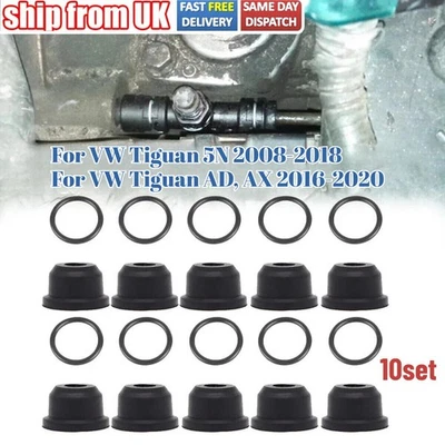 10Kit For VW Tiguan Car Clutch Slave Master Cylinder Pipe Gasket Seal Repair Set - Image 1 of 4