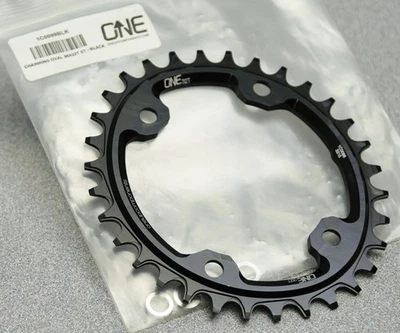 ONE UP OVAL CHAINRING for M8000 Deore XT, 96mm Asymmetric BCD, 32T, Black - Immagine 1 di 2