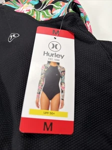 Hurley Damen Langarm Badeanzug UPF 50+ Surfen Schwimmen Sport - Bild 1 von 4