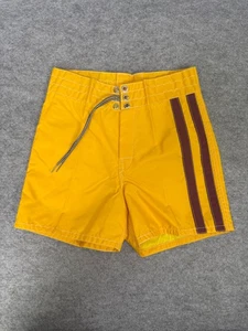 Birdwell Beach Britches Shorts Mens 28 Yellow Boardshorts Surf Swim Trunks Retro - Picture 1 of 7