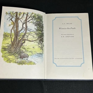 Winnie Puuh von A Milne Book Club Associates 1977 ohne Staubhülle - Bild 1 von 10