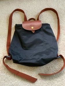 Mochila Plegable Longchamp Paris Mini Le Pliage Negra Nylon - Imagen 1 de 20