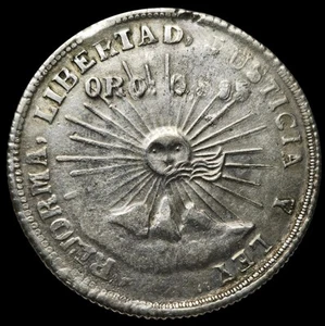 1914 Mexico, Guerrero Dos Pesos Gold & Silver Mix / Electrum Coin KM# 643 # 1446 - Picture 1 of 4