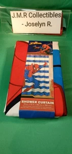 SPIDERMAN Polyester Shower Curtain Only 72X72 Inches Hooks & liner Not Included - Picture 1 of 11