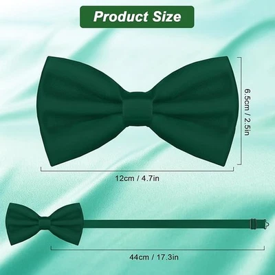 Corbata de moño ajustable para hombre preatada moda novedad esmoquin pajarita boda corbata Foto 1 de 4