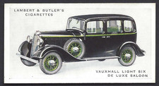 LAMBERT & BUTLER - MOTOR CARS (GREY) - #23 VAUXHALL LIGHT SIX