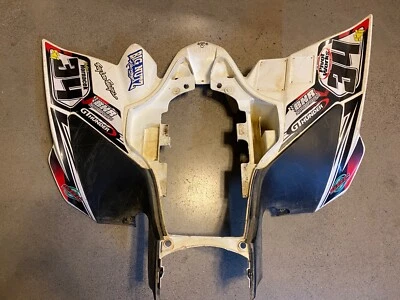YFZ450R YAMAHA PLASTIC REAR WHITE FENDERS FENDER 18P 09 10 11 12 13 18P YFZ 450R - Image 1 of 4