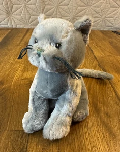 Webkinz Ganz Charcoal Cat Kitty Grey Gray Plush Stuffed Animal No Code HM152 - Picture 1 of 10