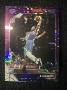 2019-20 NBA HOOPS PREMIUM RJ BARRETT PURPLE DISCO PRIZM RC #201 - Picture 1 of 1