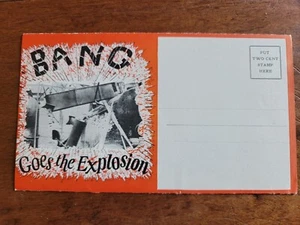 Folleto de seguro contra incendios North British Mercantile "Bang Goes the Explosion" 1930 - Imagen 1 de 4