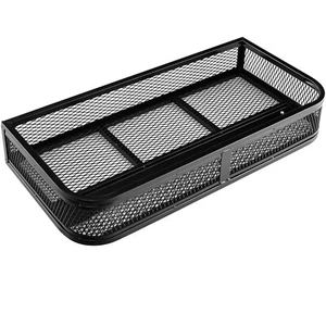 Cesta de carga delantera universal para ATV HD de acero portaequipajes superficie de malla - Imagen 1 de 8