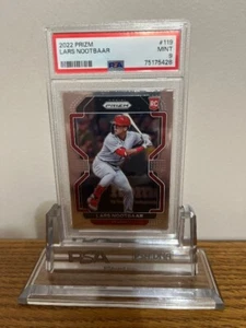 2022 Prizm Baseball #119 LARS NOOTBAAR RC Prizm PSA 9 Mint - Picture 1 of 10