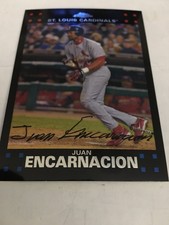 2007 Topps Chrome Juan Encarnacion 157 Black Border St Louis Cardinals