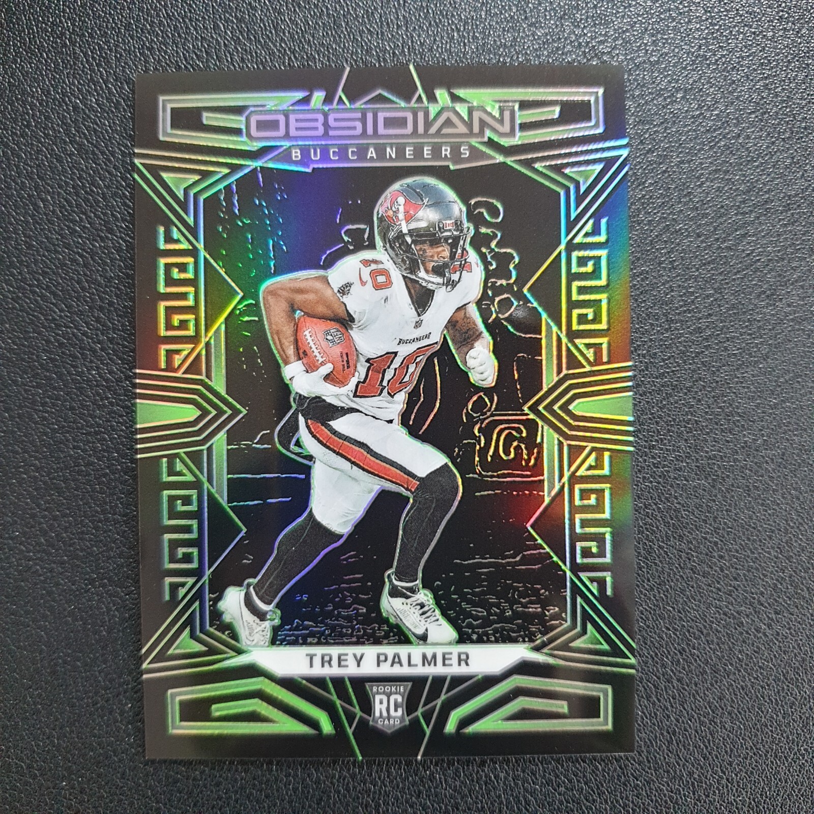 2023 Obsidian Trey Palmer Green Electric Etch Rookie RC 09/25 9Q