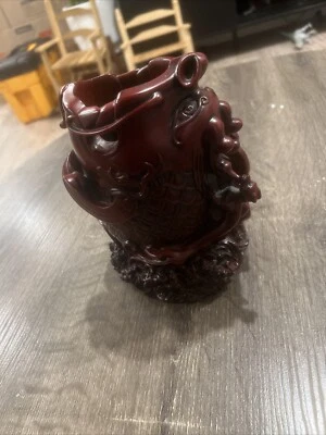 "Carpas Sou Shan Stone Ware A603 hechas en Taiwán 6 3/4"" de alto" Foto 1 de 4