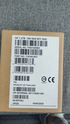 New HPE 718160-B21 718291-001 1.2TB 6G 10K G6 G7 SAS 2.5" DP HDD - Image 1 of 4