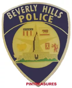 Prendedores de policía Beverly Hills CA Coleccionista Parche histórico de colección Mini Solapa Sombrero Prendedor - Imagen 1 de 3