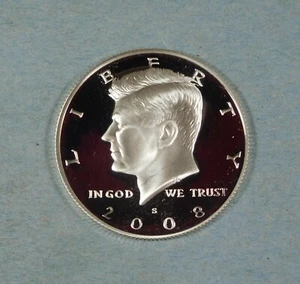 2008-s Silver KENNEDY half dollar GEM PROOF - Picture 1 of 2