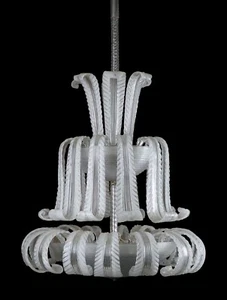 Barovier, Lampadario in Vetro - Murano, 1939 - Foto 1 di 4