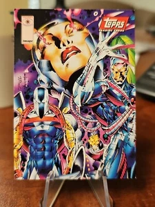 Valiant Image Deathmate Promo Card Topps Upper Deck Rob Liefeld 1993  - Picture 1 of 2