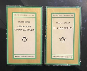 Lotto: Franz Kafka. Medusa. Mondadori. 2 VOLUMI - Foto 1 di 13