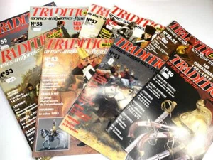 TRADITION -- French Military Magazine Lot Of 9 -- Uniforms, Guns -- 50-59 1991 - Picture 1 of 3