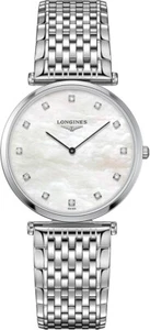 Longines La Grande Classique Edelstahl Diamant Damenuhr L4.709.4.88.6 - Bild 1 von 1