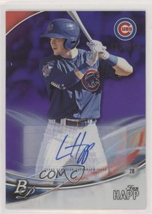 2016 Bowman Platinum Top Prospects Auto Purple /150 Ian Happ #TPA-IH Auto