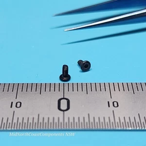 M1.4 x 3mm Hex Socket Wafer Head Low Profile Laptop / PC Screws 304 Stainless - Foto 1 di 3