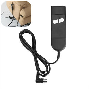 Electric Recliner Remote Control Hand Switch 2 Button 5 Pin For Power Lift Chair