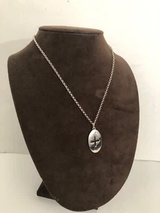 RLM Studio Sterling Silver Geometric Cutout Cross Necklace - Picture 1 of 4