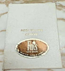 Patek Philippe Watch Box For Butterfly Door  Inner Vintage Box 1950's/1960's - Picture 1 of 3