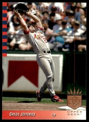 1993 SP #75 Gregg Jefferies St. Louis Cardinals - Image 1 of 2