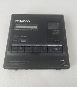 KENWOOD DPC-7 CD Player w/case -read- Untested Sold Parts/Repair