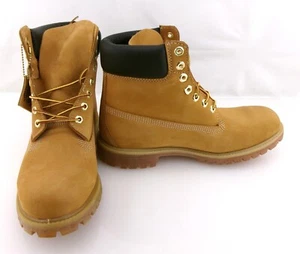 Timberland Zapatos 6 Pulgadas Premium Trigo/Marrón Hombres Botas Talla 10 - Imagen 1 de 7