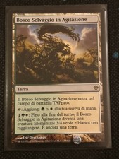 MTG wild woods in Agitation-Stirring Wildwood-Worldwake