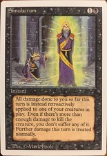 Simulacrum - Black Revised 3rd Edition Mtg Magic Rare x1 NM
